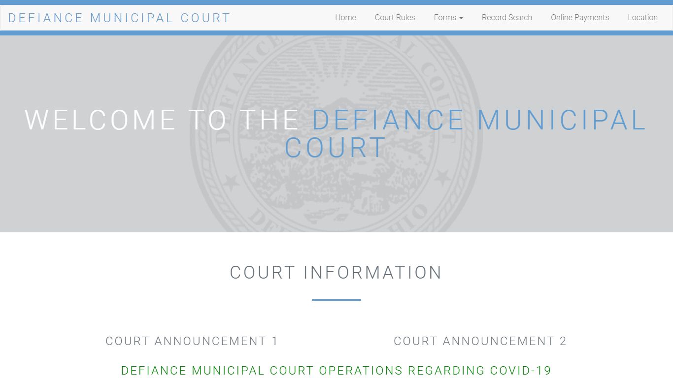 Defiance Municipal Court